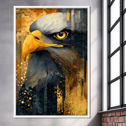 Golden Majesty of Flight - NicheCanvas