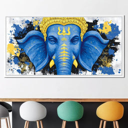 Ganesha Golden Majestic Tranquility - NicheCanvas