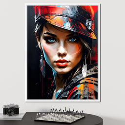 Female Portrait 254 - Johanjjf - NicheCanvas