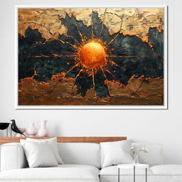 Aurora Burst Embers - NicheCanvas