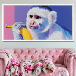 Monkey Dreams of Banana - NicheCanvas
