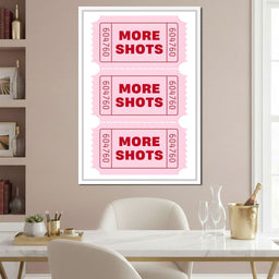 Triple Pink Ticket Cheers - NicheCanvas