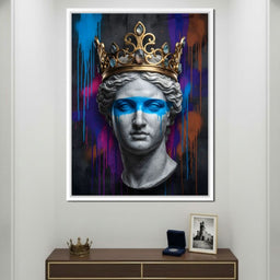 Crowned in Neon - NicheCanvas