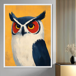 Nocturnal Owl Elegance Unfolds - NicheCanvas