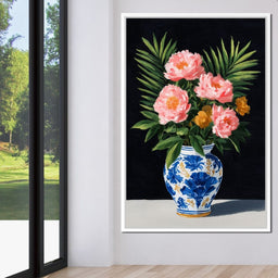 Blossoms In Porcelain Bliss - NicheCanvas