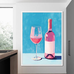 Rosé Reflections of Summer - NicheCanvas