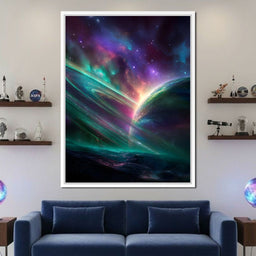 Celestial Dawn of the Rings - NicheCanvas