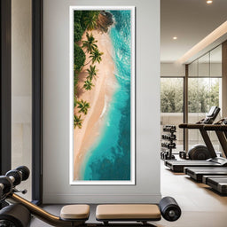 Peaceful Paradise Beach - NicheCanvas