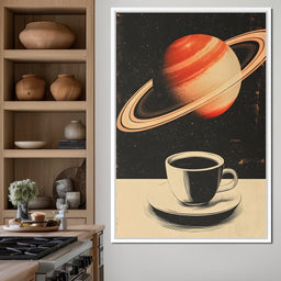 Cosmic Brew Beyond Horizons - NicheCanvas