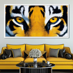 Gaze of the Jungle Tiger - NicheCanvas