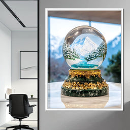 Winter Wonderland Globe Enchantment - NicheCanvas