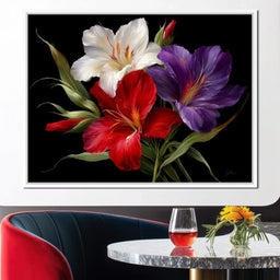 Gladiolus Garden Noir Bloom - NicheCanvas