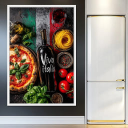 Italian Feast Still Life - NicheCanvas