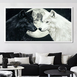 Lunar Wolves - NicheCanvas