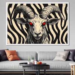 Infernal Ram of Shadows - NicheCanvas