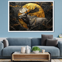 Golden Wilderness Majesty - NicheCanvas