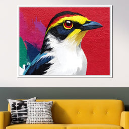 Multicolored Feathered Wonder - NicheCanvas