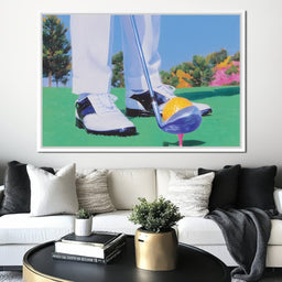 Golfing Daydreams in Bloom - NicheCanvas