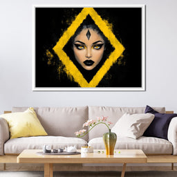 Golden Stare of Midnight Queen - NicheCanvas