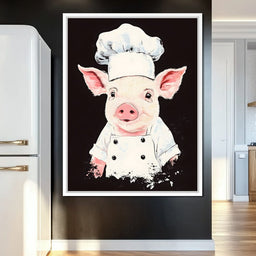 Pig Chef Culinary Delight - NicheCanvas