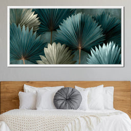 Verdant Palms Held By Time - NicheCanvas