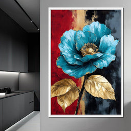 Golden Blossom Radiance - NicheCanvas