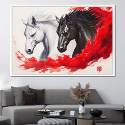 Phantom Rush of Equines - NicheCanvas