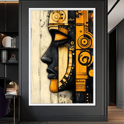 Geometric Fusion Reverie - NicheCanvas