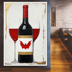 Bat Wine - NicheCanvas