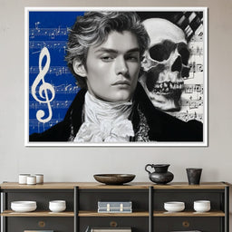 Baroque Composer Facing Mortality - NicheCanvas