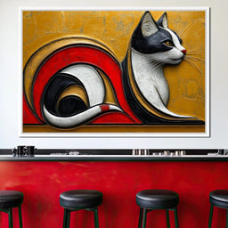 Golden Whiskers Symphony - NicheCanvas