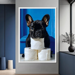 French Bulldog Roll Guardian - NicheCanvas