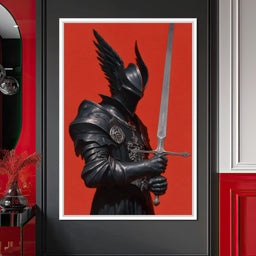 Midnight Vanguard Knight Oath - NicheCanvas