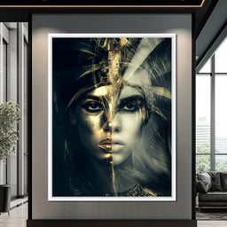 Golden Pharaoh Dual Face Elegy - NicheCanvas