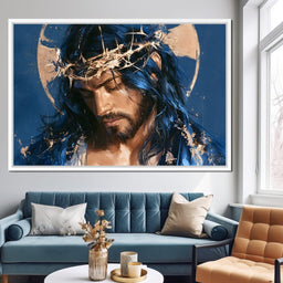 Sacred Grace Under The Golden Crown - NicheCanvas