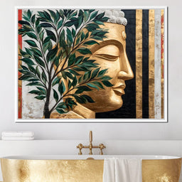 Golden Tranquility Reimagined - NicheCanvas