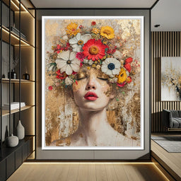 Golden Petal Dreams - NicheCanvas