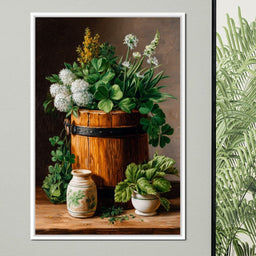 Clover With Herbs - NicheCanvas