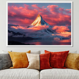 Snow Throne at Sunrise - TooplesArt - NicheCanvas