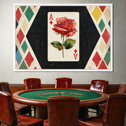 Ace of Hearts Elegance - NicheCanvas