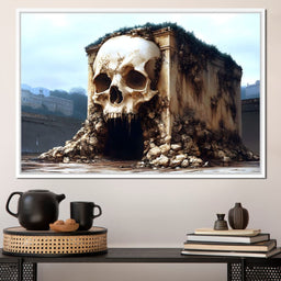 Skull Fortress Erosion Dreams - NicheCanvas