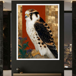 Golden Falcon Majesty - NicheCanvas