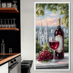 Wine Reverie Cathedral Vista - NicheCanvas