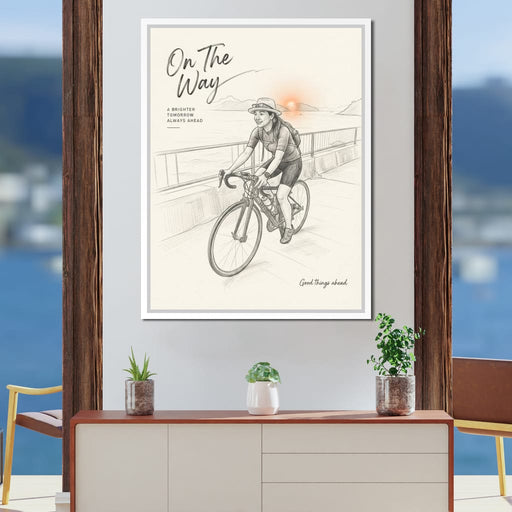 The Graphite Sketch Canvas Print