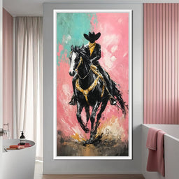 Galloping Western Stallion Energy - NicheCanvas