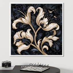 Ivory Baroque Bloom - TooplesArt - NicheCanvas