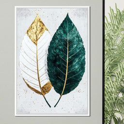 Golden Elegance Nature Duo - NicheCanvas