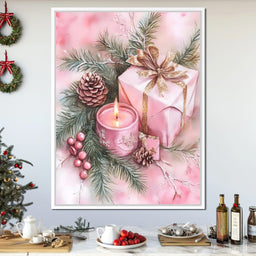 Festive Pine Gift Candle Radiance - NicheCanvas