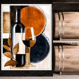 Evening Vintage Wine - NicheCanvas