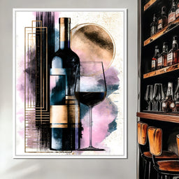 Still Life With Gold And Grape - NicheCanvas